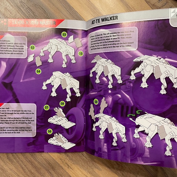 "Star Wars: The Clone Wars" Paper Model-Making Kit Book & Kit - Picture 9 of 11